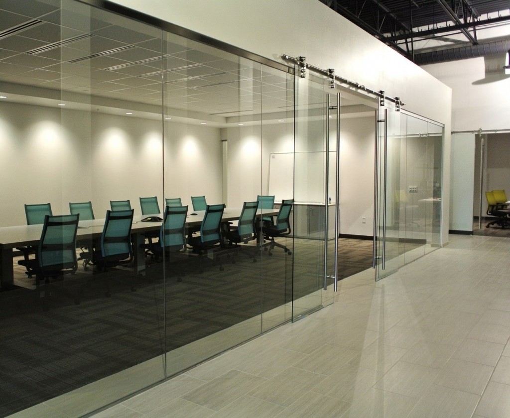 CPP's main conference room features a glass wall and entry