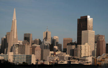 The skyline of San Francisco, center of innovative design on the West Coast