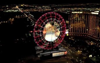 Completed SkyVue Observation Wheel in Las Vegas, NV.