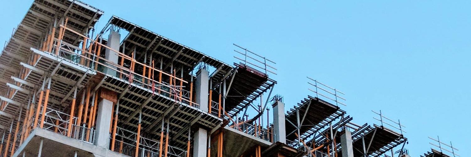 constructed building under renovation