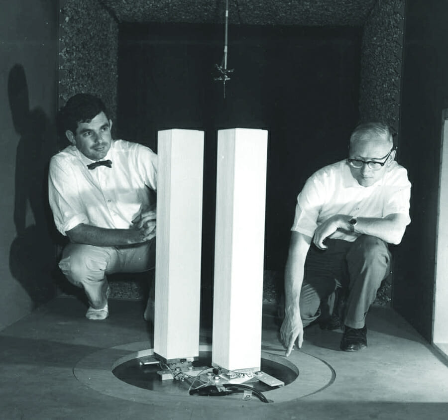 Cermak Peterka Twin Towers Wind Test