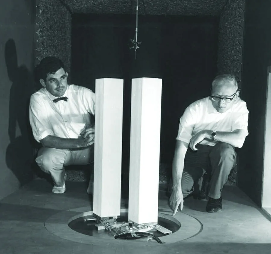 Cermak Peterka Twin Towers Wind Test