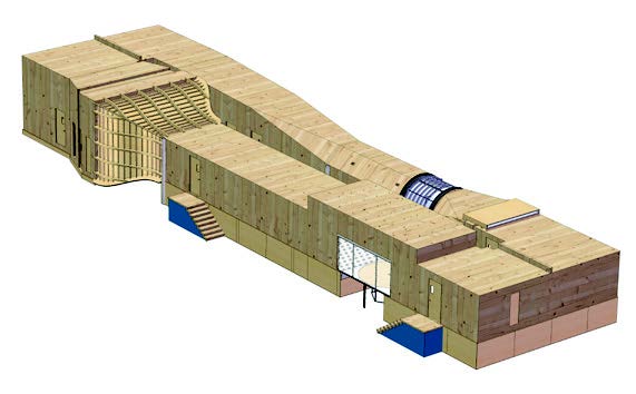 closed circuit abl wind tunnel rendering