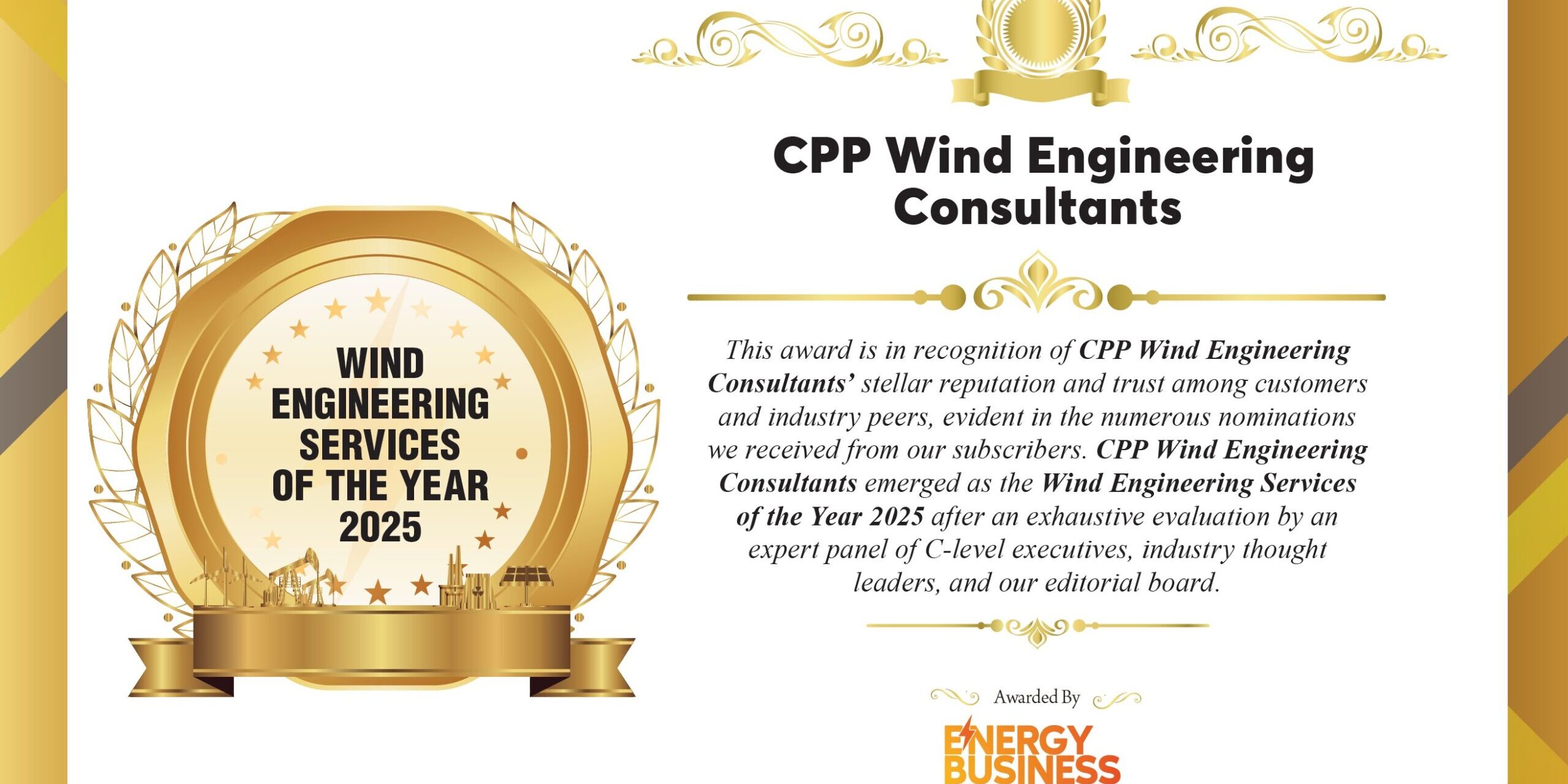 Wind Engineering Services of the Year Award 2025
