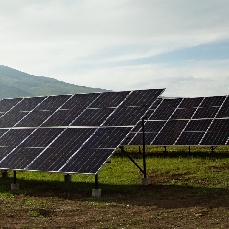 fixed tilt solar structures
